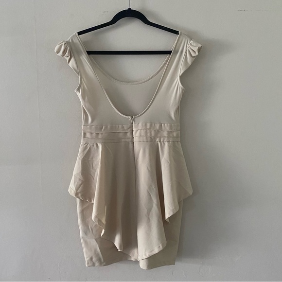 Papaya Peplum mini dress cream - Picture 2 of 7
